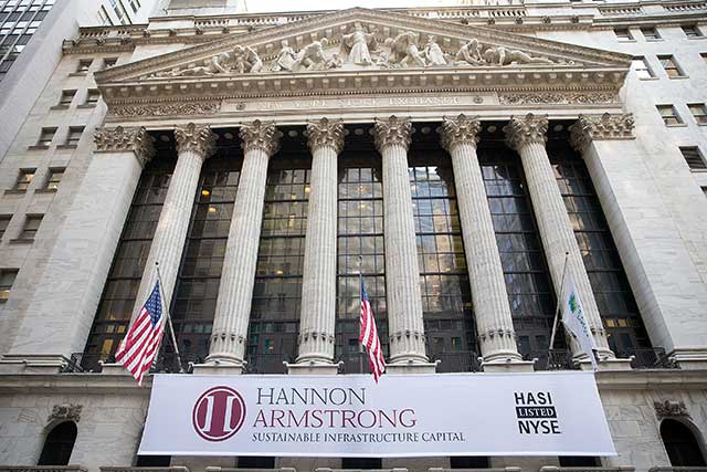 Hannon Armstrong NYSE 2013 photo